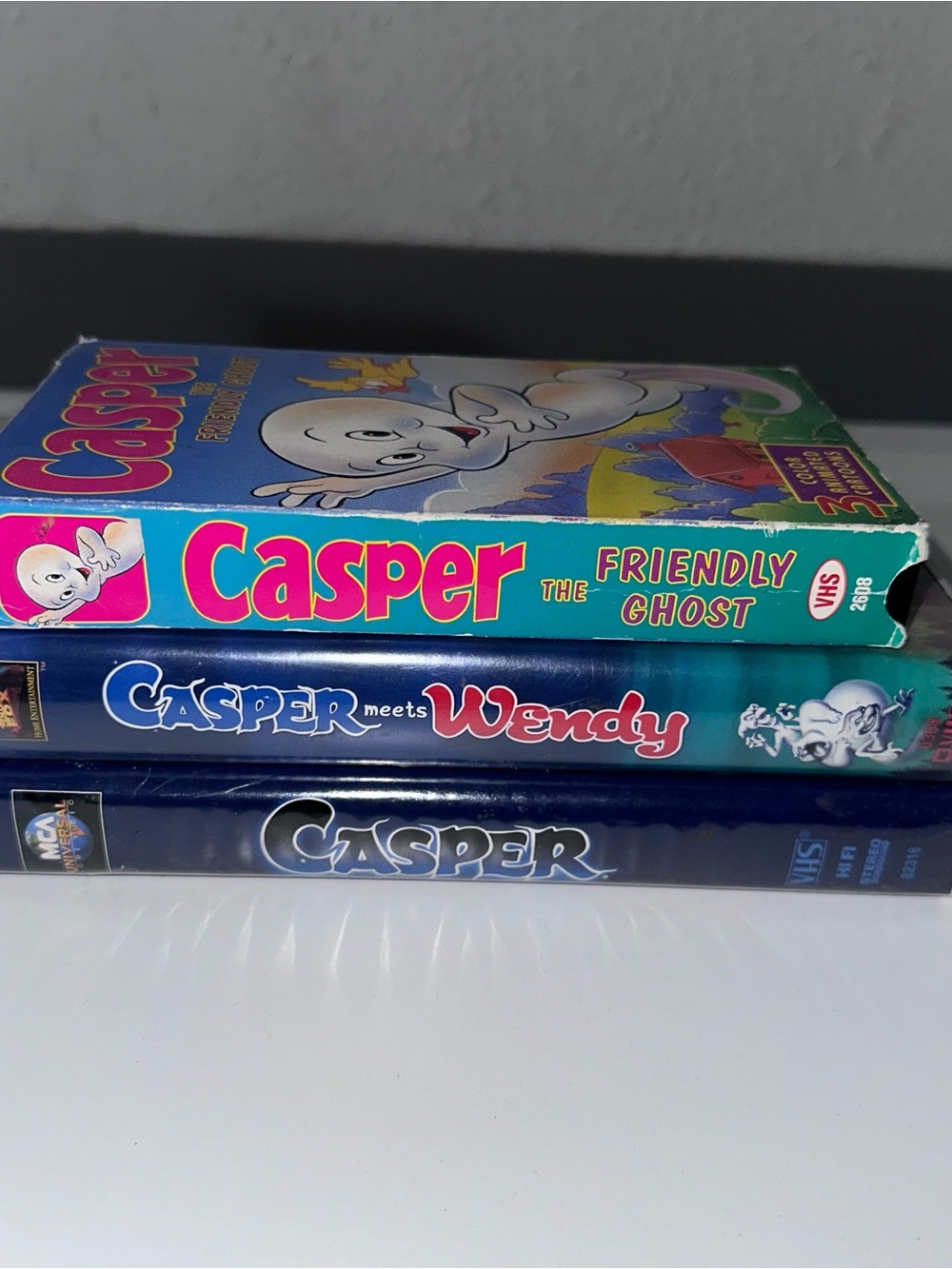 Casper VHS Lot of 3 Full Screen PG English Children's & Family